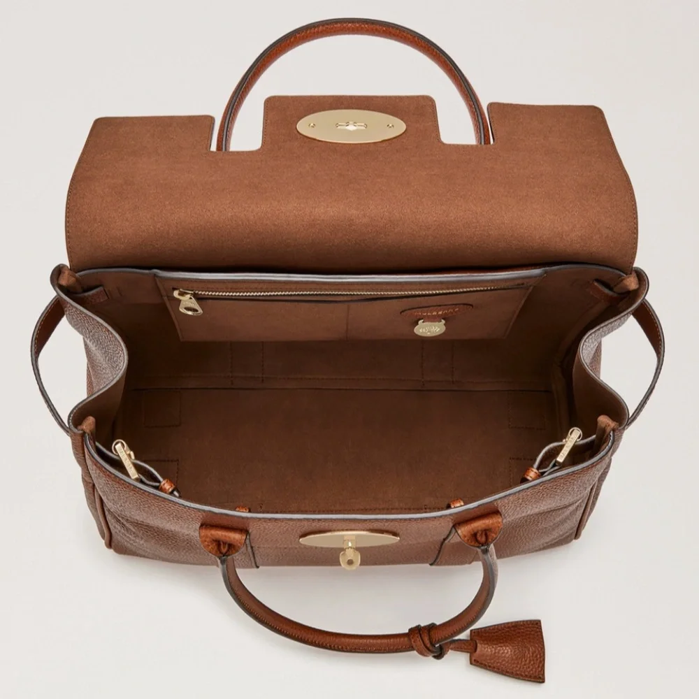 Mulberry 'Bayswater' in Oak Brown Classic Leather Tote  - MSRP $1495 - NWT